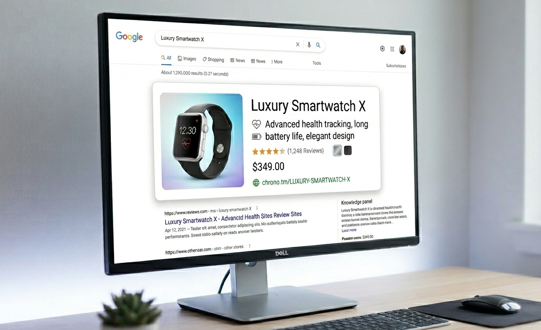 product descriptions that show up on google